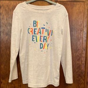 Be Creative Every Day long sleeve  5T